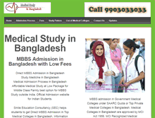 Tablet Screenshot of mbbsbangladesh.com